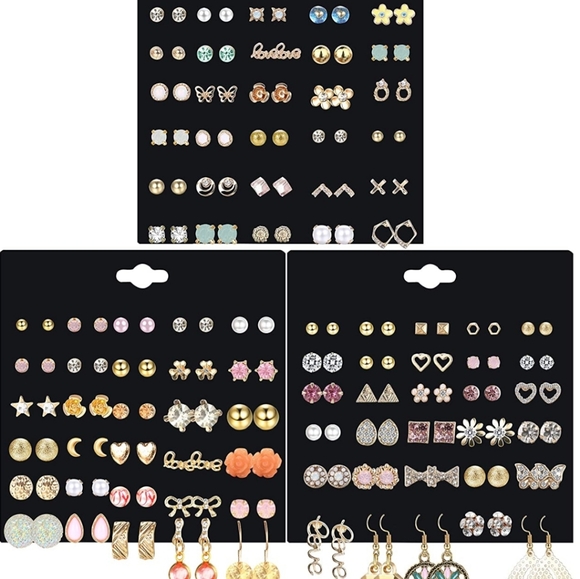 Assorted Earrings Mostly Studs - Picture 3 of 7